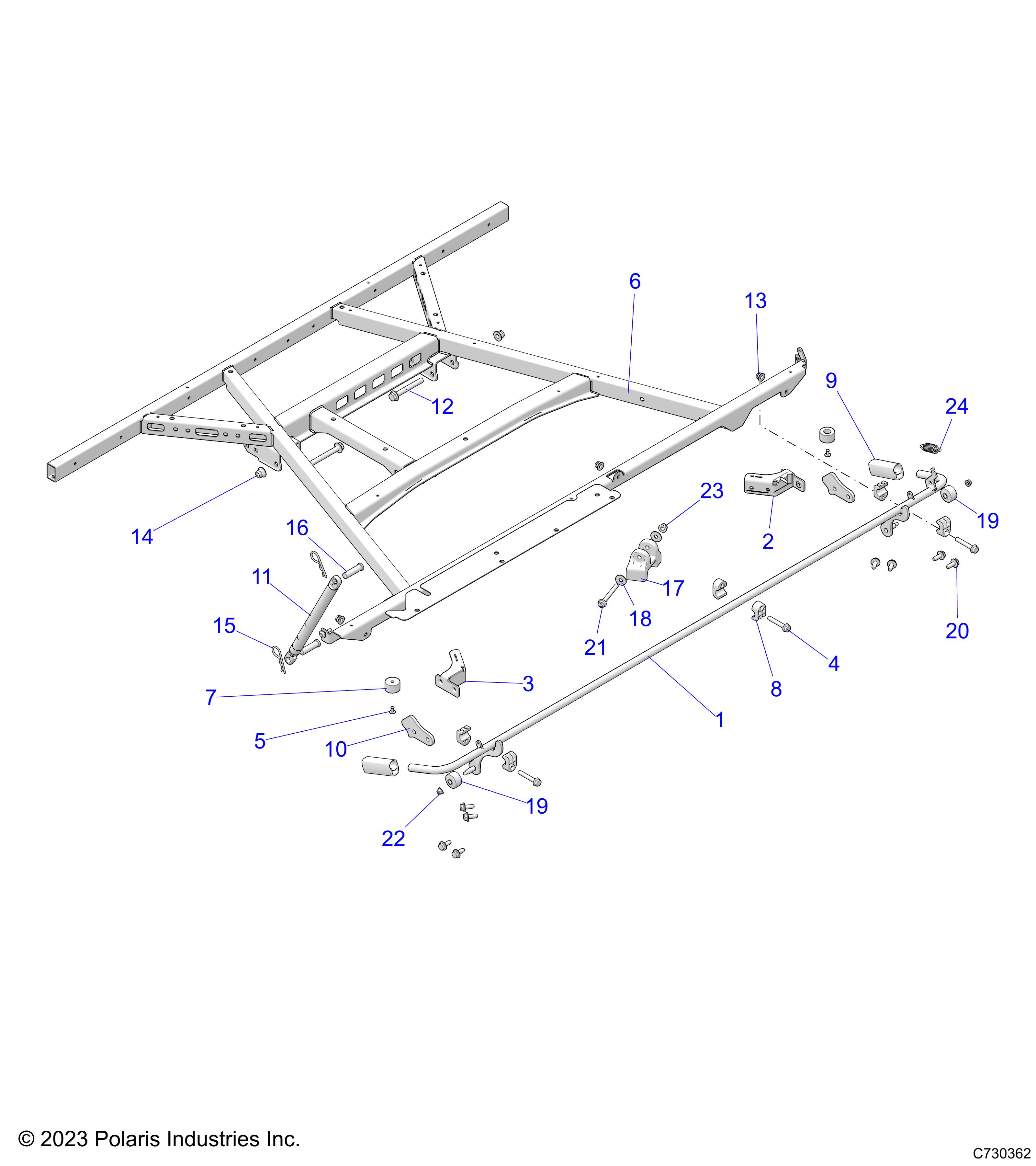 BODY, BOX, MOUNTING - R24E3TC2DD (C730362)