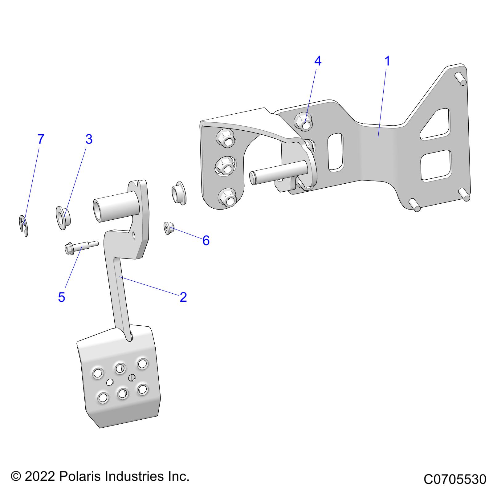 BRAKES, PEDAL - R24TAS99PK (C0705530)