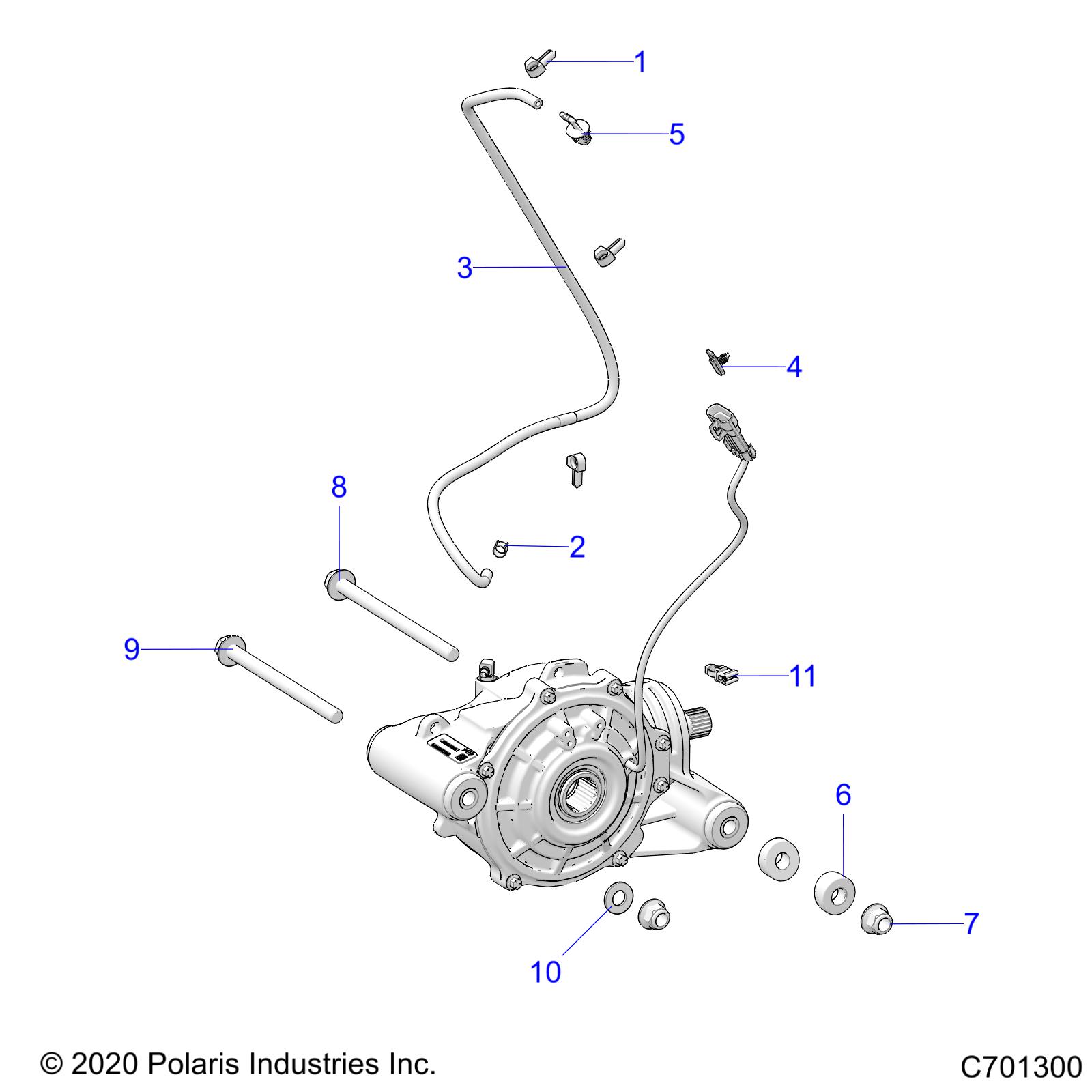 DRIVE TRAIN, FRONT GEARCASE MOUNTING - R21RRE99FP/F9 (C701300)