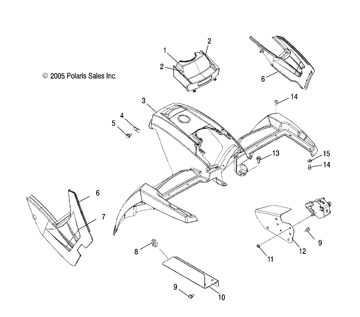 CAB, FRONT - A06MH46 ALL OPTIONS (4999200059920005A04)