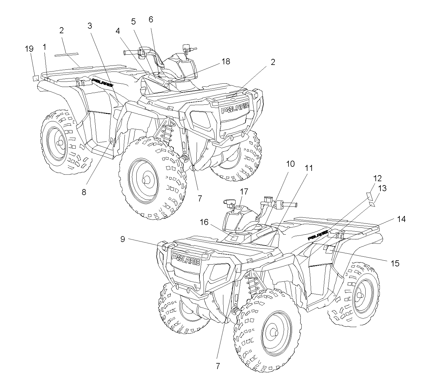 DECALS - A06MH46 ALL OPTIONS (4999200059920005A08)