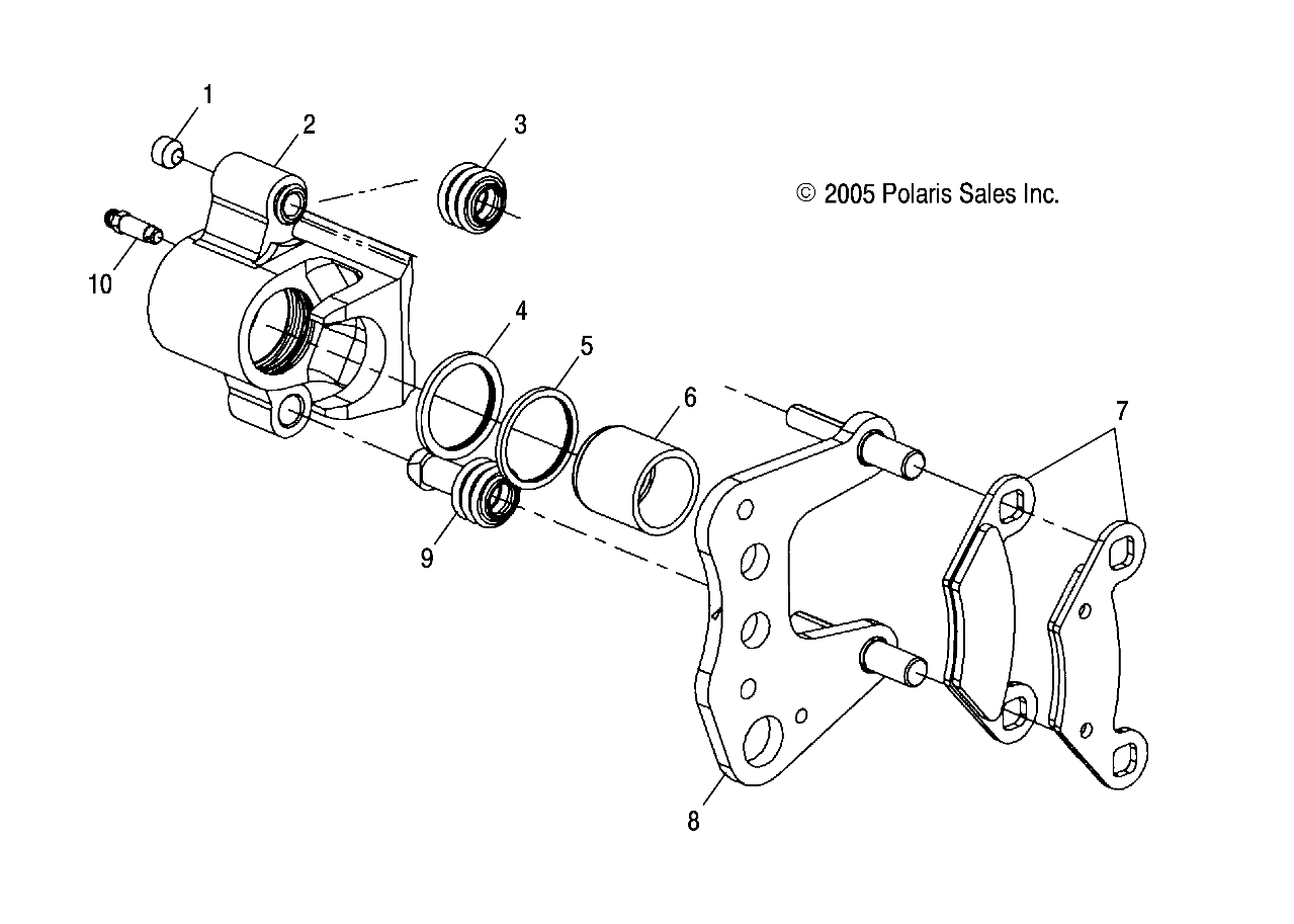 BRAKE, FRONT - A07MH46AA/AZ (4999200059920005B03)