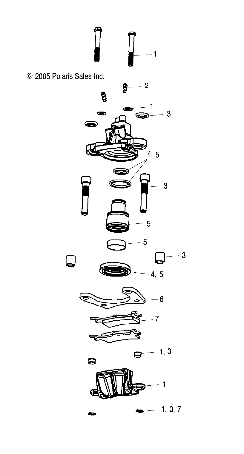 BRAKE, CALIPER, REAR - A07MH46AA/AZ (4999200059920005B05)