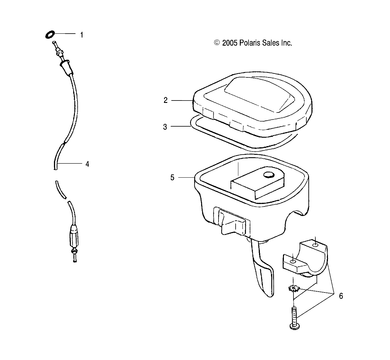 CONTROLS, THROTTLE ASM./CABLE - A07MH46AA/AZ (4999200059920005B07)