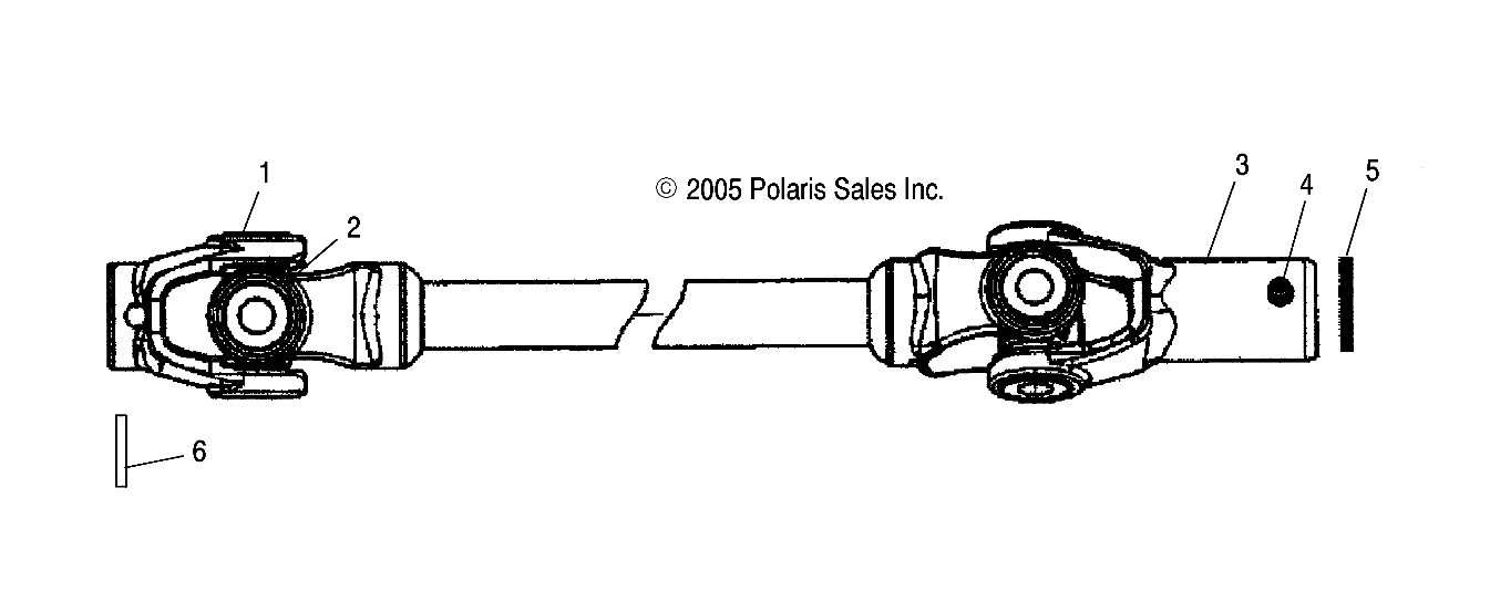 PROP SHAFT - A05MH42AB/AG/AH (4999200059920005B10)