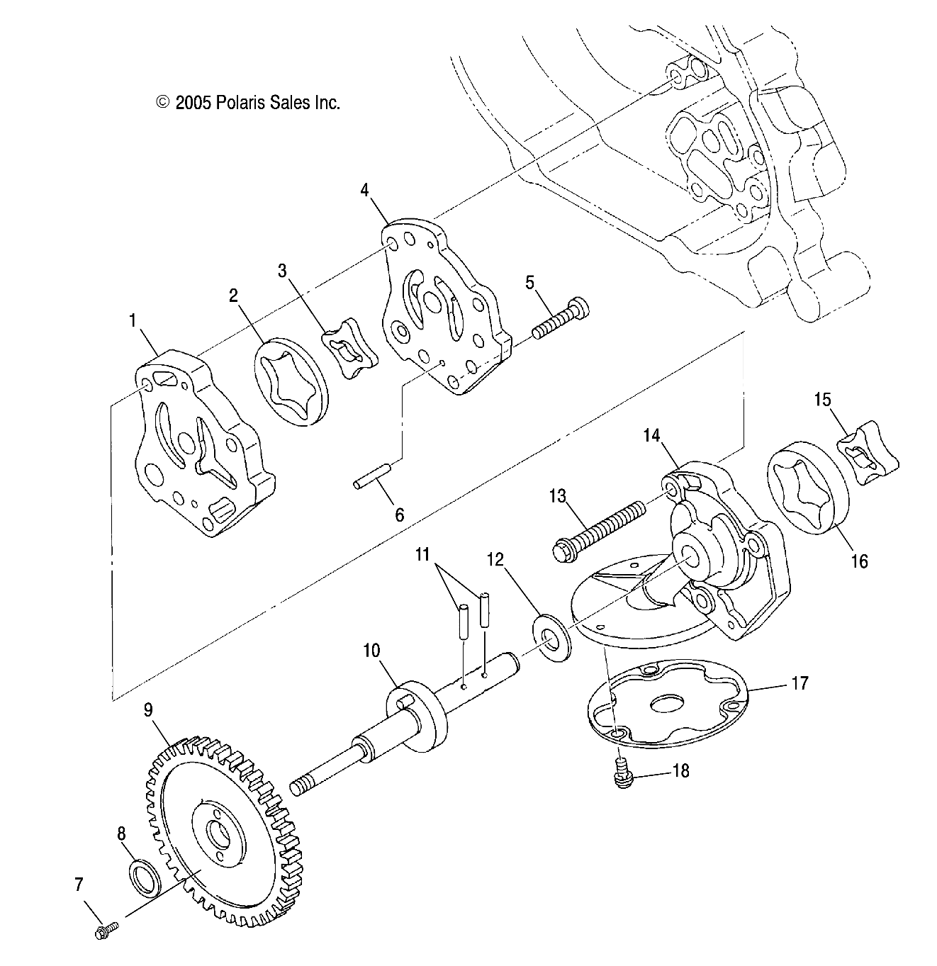 ENGINE, OIL PUMP - A07MH46AA/AZ (4999200059920005D12)