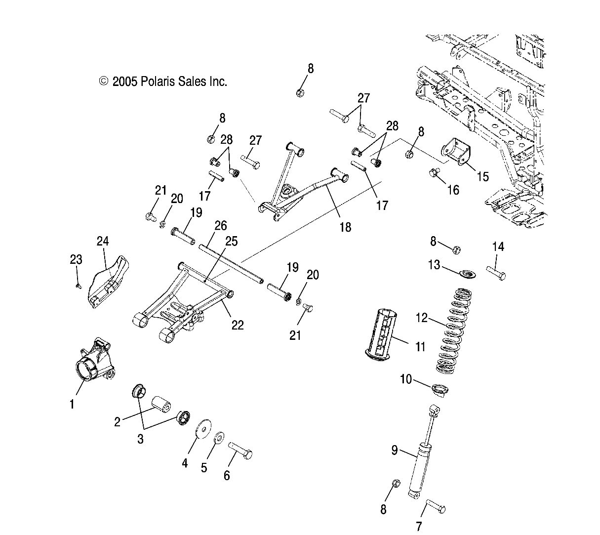 SUSPENSION, REAR - A06MH50AA/AB/AD/AF (4999200099920009C09)