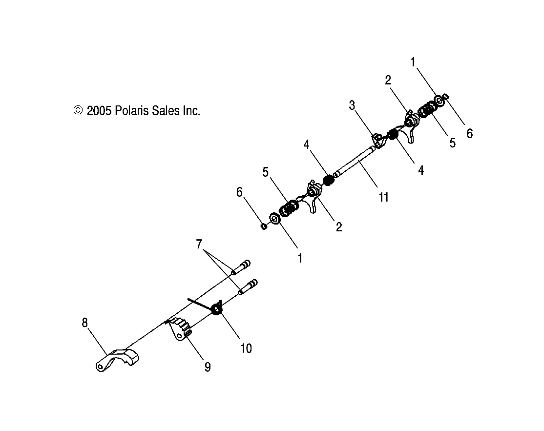 SHIFT FORKS - A06MH50FC (4999200099920009D02)