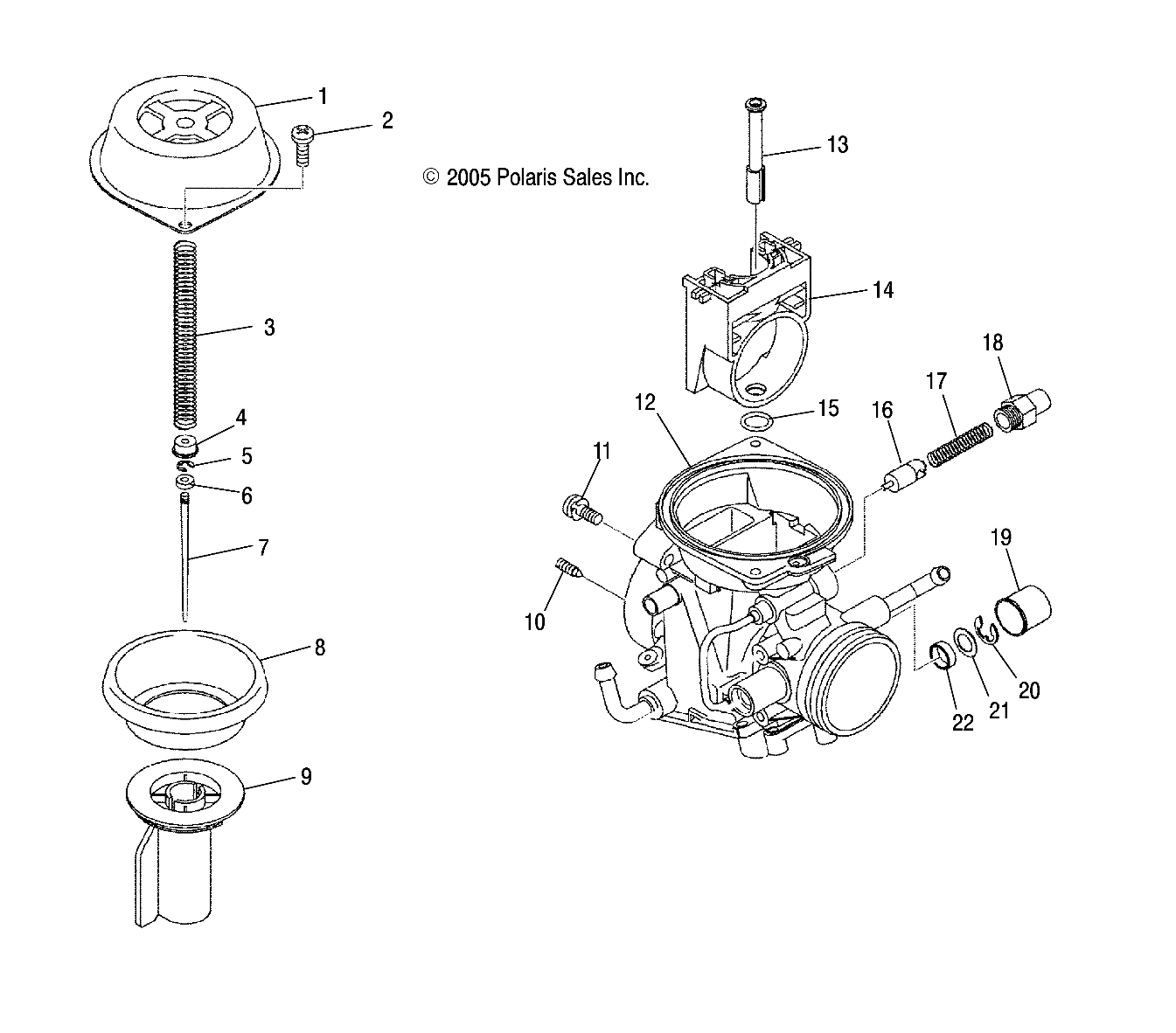 CARBURETOR, UPPER - A06MH50AA/AB/AD/AF (4999200099920009D07)