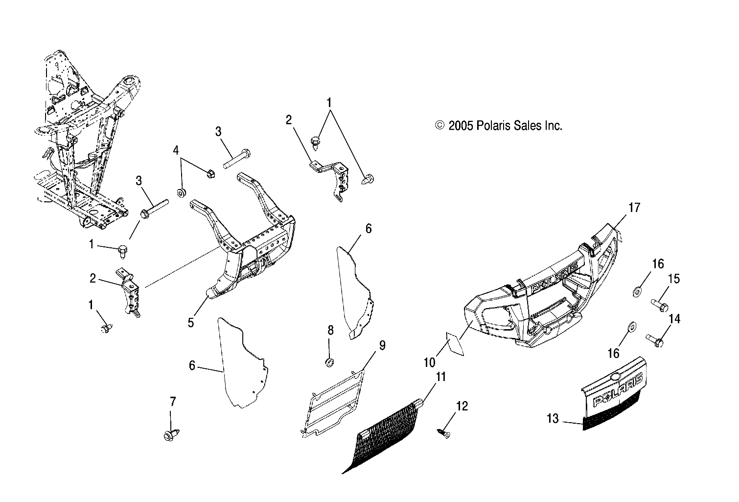 BUMPER MOUNTING - A07MH50FC (4999200139920013A06)