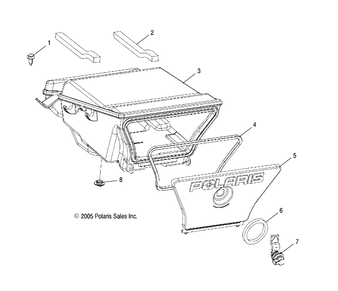 STORAGE, REAR - A07MH50AB/AL/AQ/AX/AY/AZ/MN50AF/AN/AT/AY (4999200139920013A08)