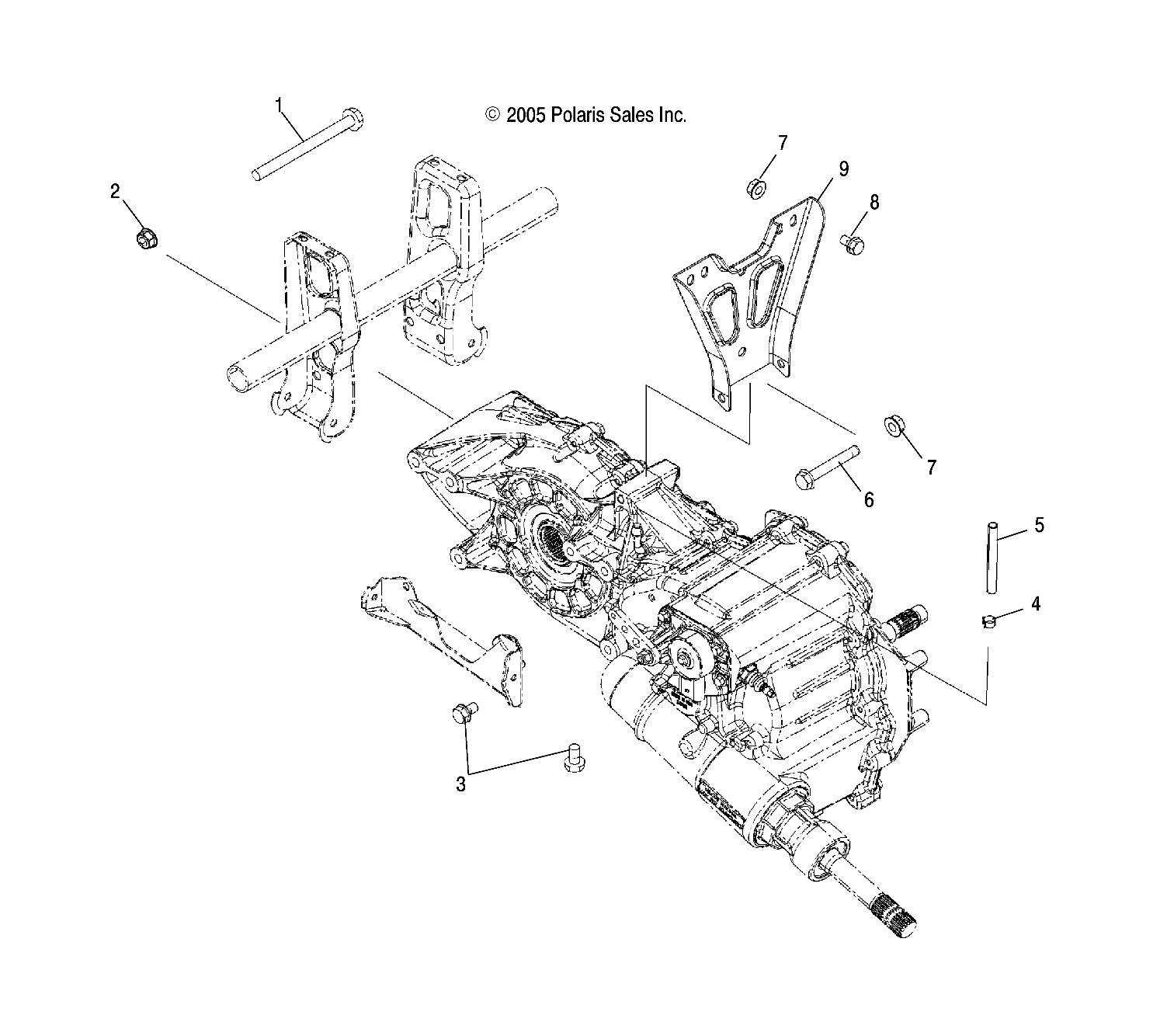 TRANSMISSION MOUNTING - A06MH46 ALL OPTIONS (4999200139920013C12)