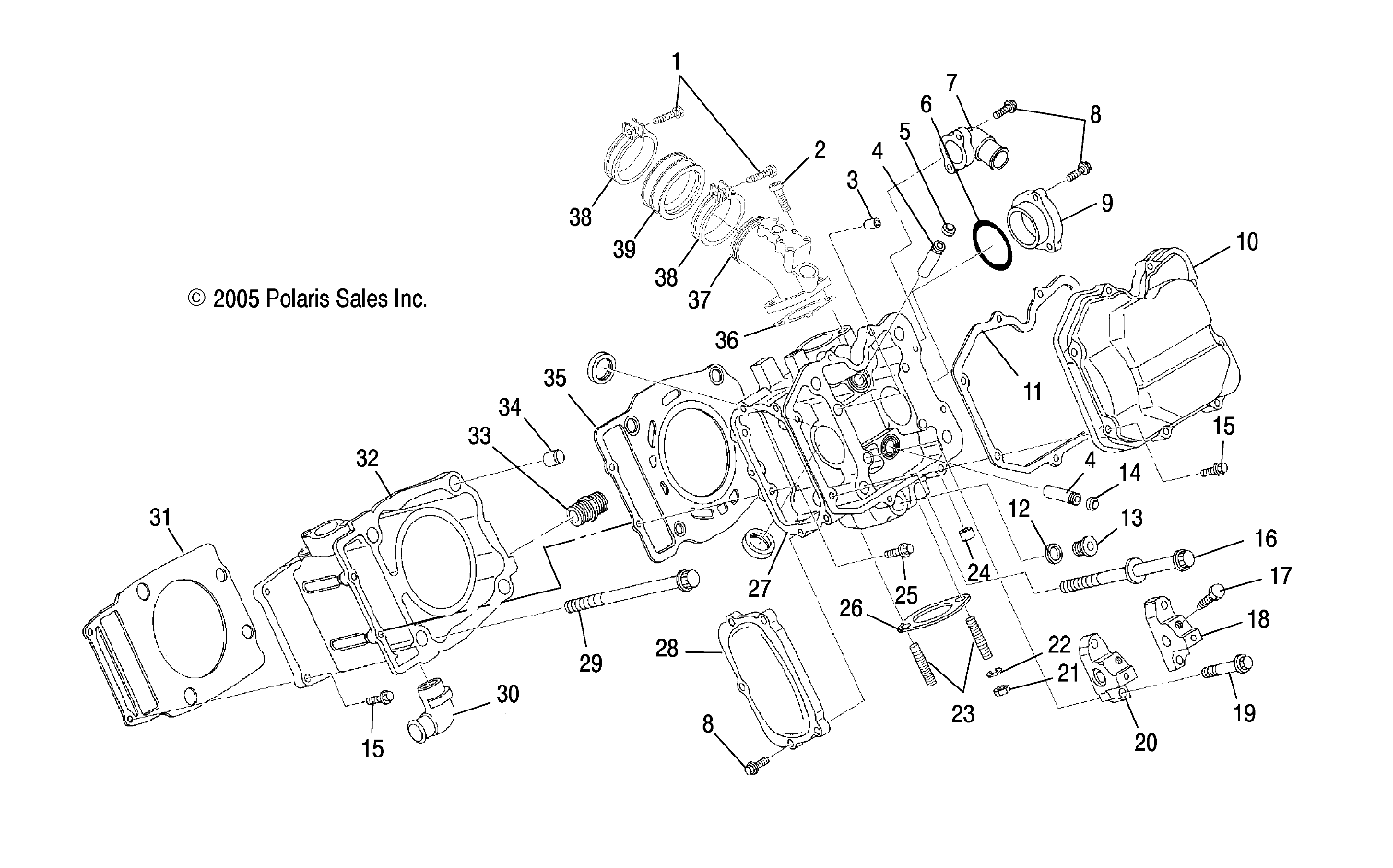 ENGINE, CYLINDER - A07MH50AB/AL/AQ/AX/AY/AZ/MN50AF/AN/AT/AY (4999200139920013D05)