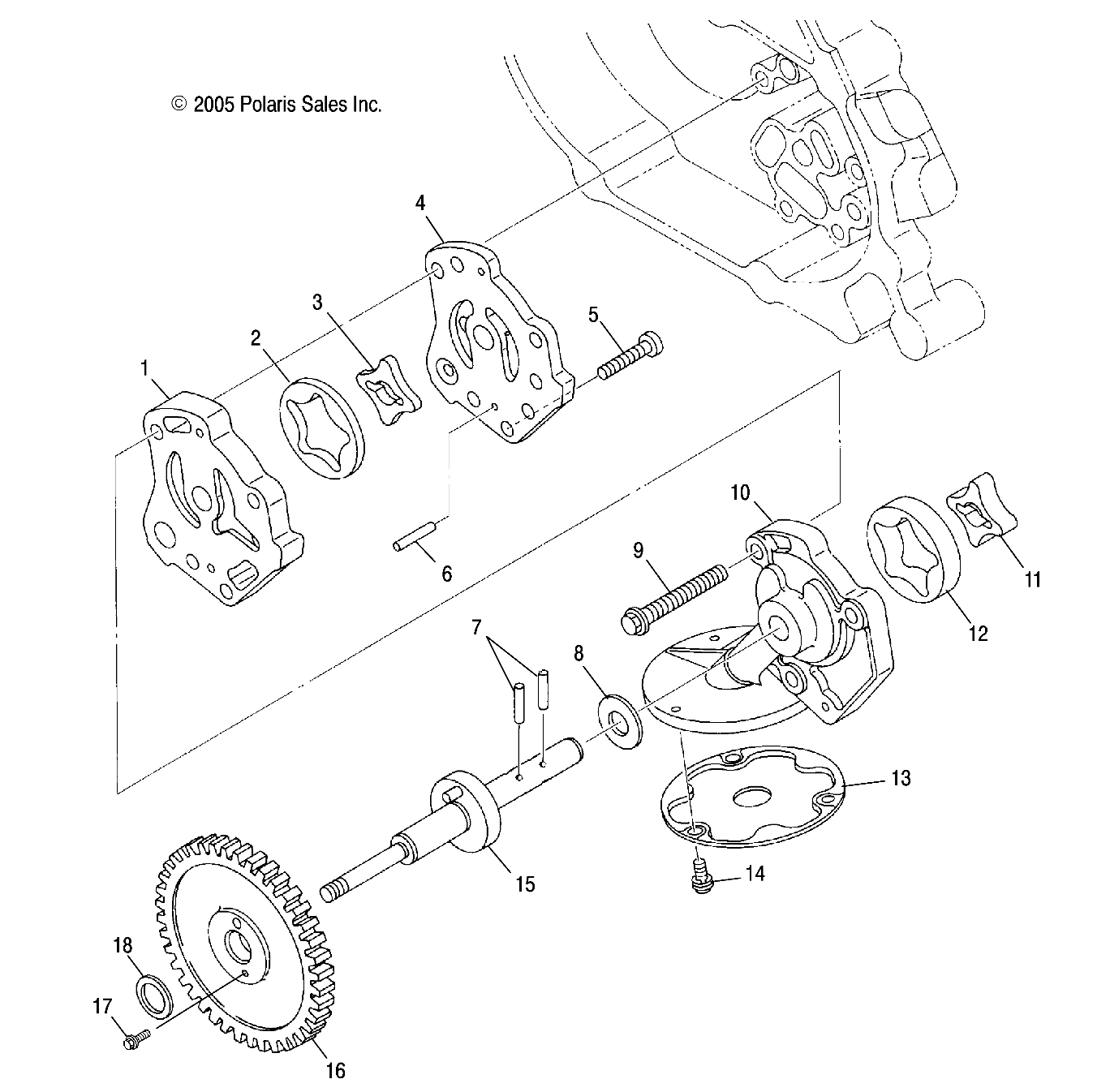 ENGINE, OIL PUMP - A07MH50AB/AL/AQ/AX/AY/AZ/MN50AF/AN/AT/AY (4999200139920013D11)