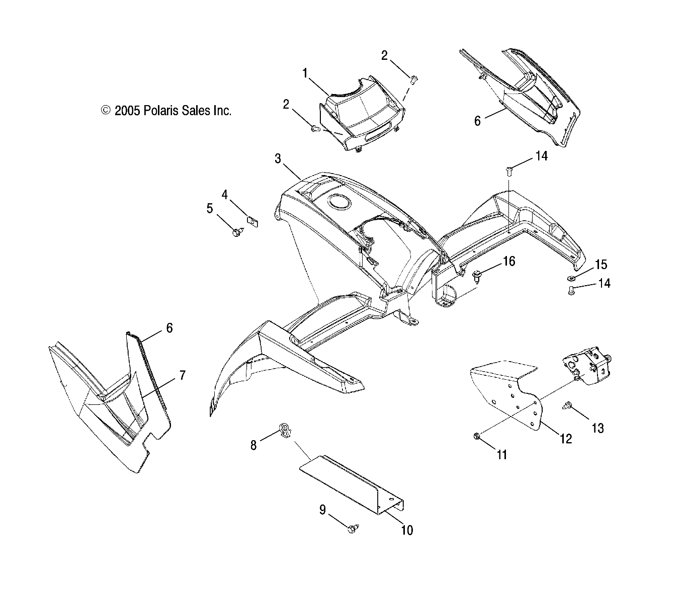 CAB, FRONT - A06MH68AA/AD/AF (4999200179920017A04)