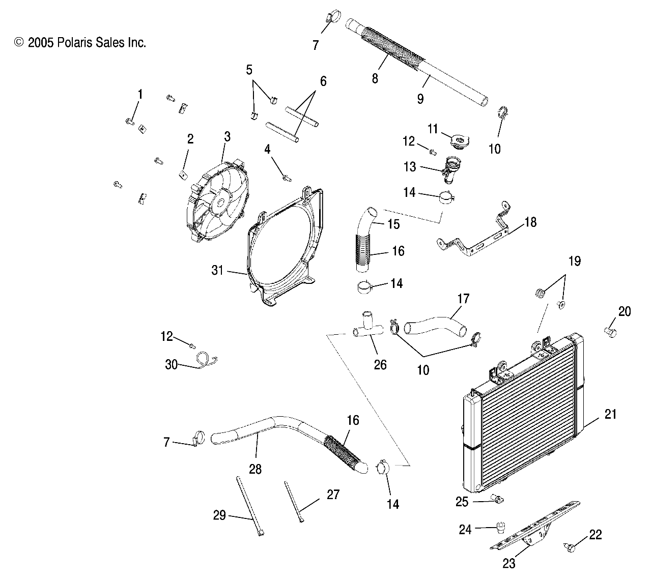 COOLING SYSTEM - A06MH68AA/AD/AF (4999200179920017A09)