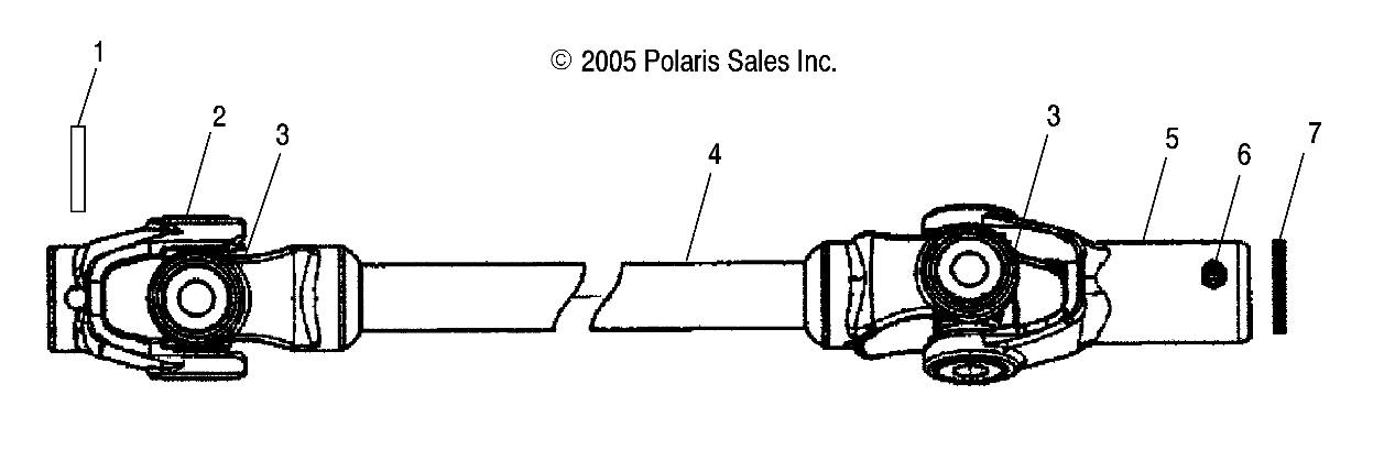 FRONT PROP SHAFT - A04CH68AC/AF/AH/AJ/AT/AV (4999200179920017B10)