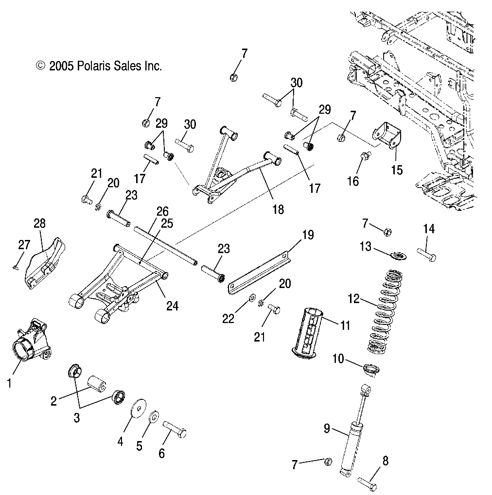 SUSPENSION, REAR - A06MH68AA/AD/AF (4999200179920017C09)