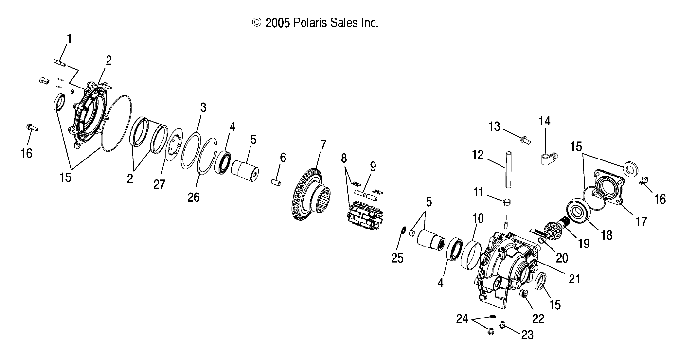 HOUSING, FRONT (DEMAND DRIVE) - A06MH68AA/AD/AF (4999200179920017D03)