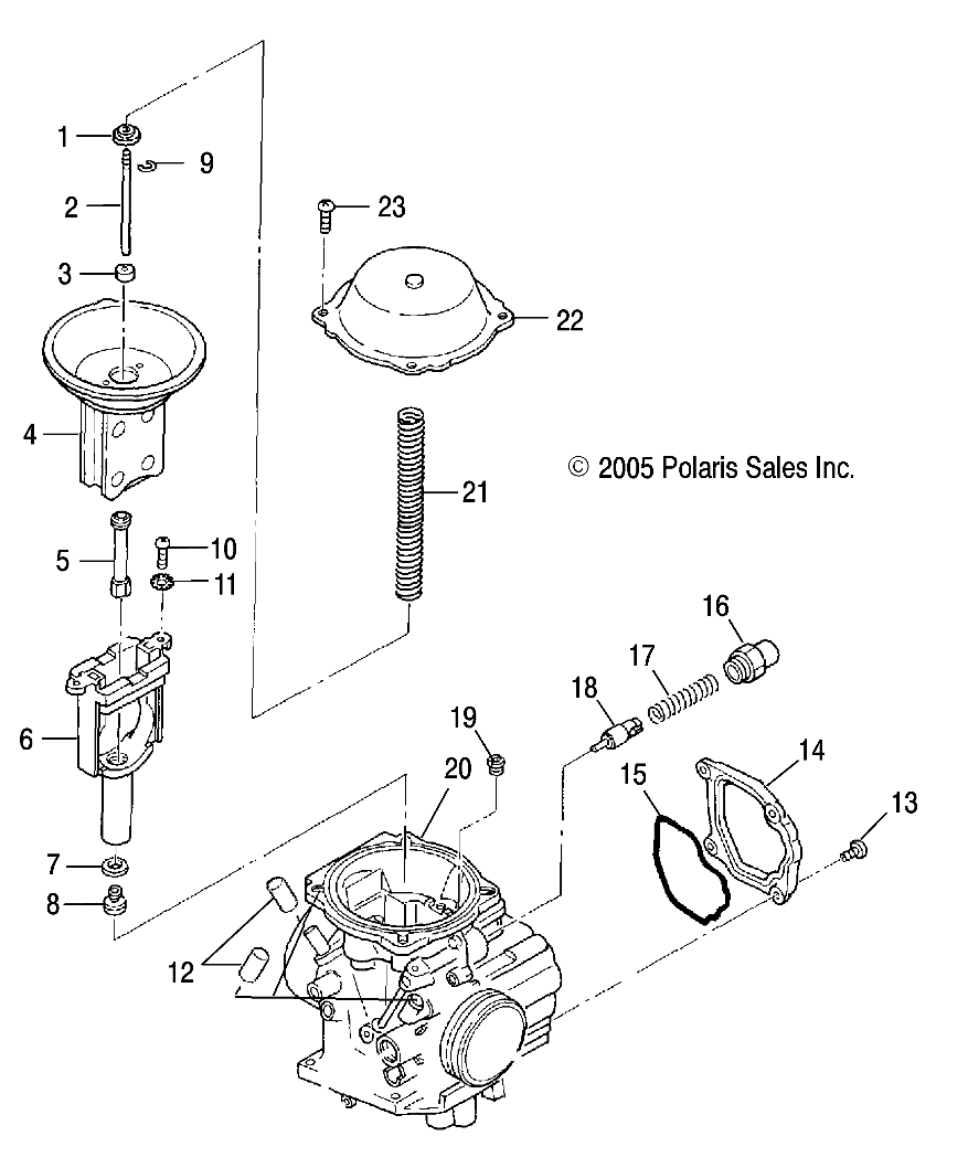 CARBURETOR, UPPER - A06MH68AA/AD/AF (4999200179920017D09)