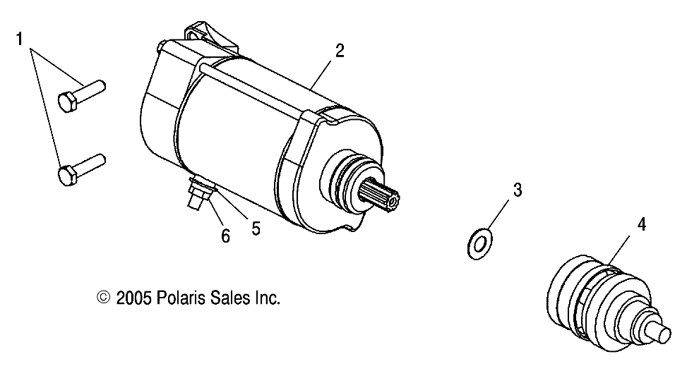 STARTING MOTOR - A04CH68AK/AL/AN/AO (4999200179920017E02)