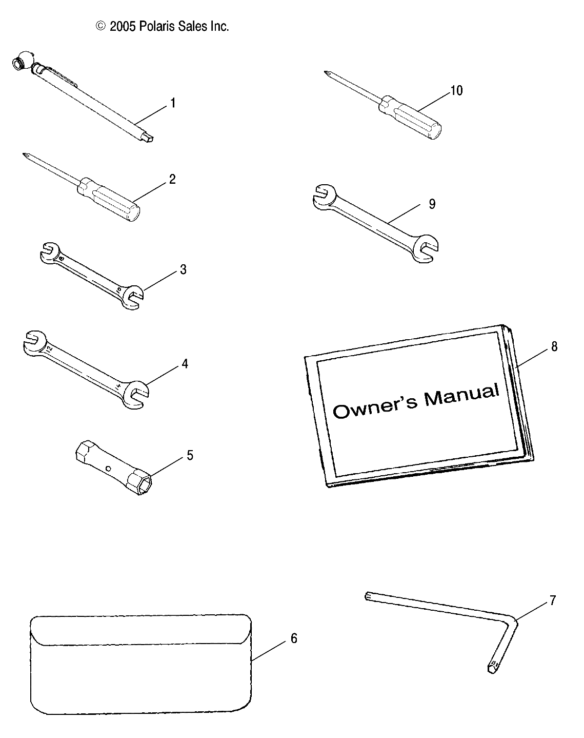 TOOL KIT - A06MH68AA/AD/AF (4999200179920017E03)