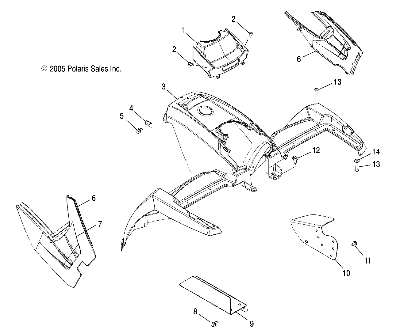 CAB, FRONT - A06MH68AQ/AT/AX/AY/AZ (4999200229920022A04)