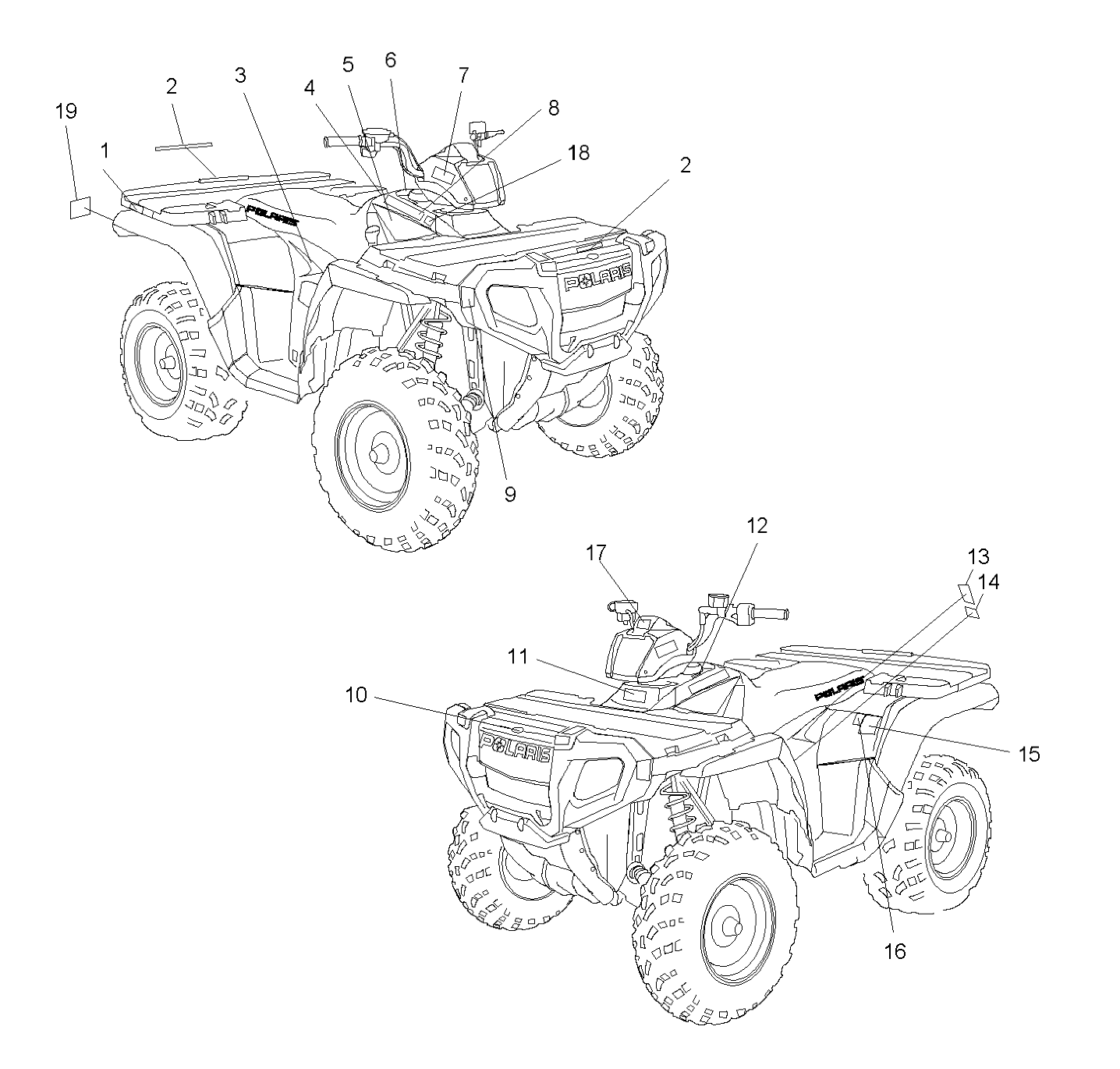 DECALS - A06MH68AQ/AT/AX/AY/AZ (4999200229920022A08)