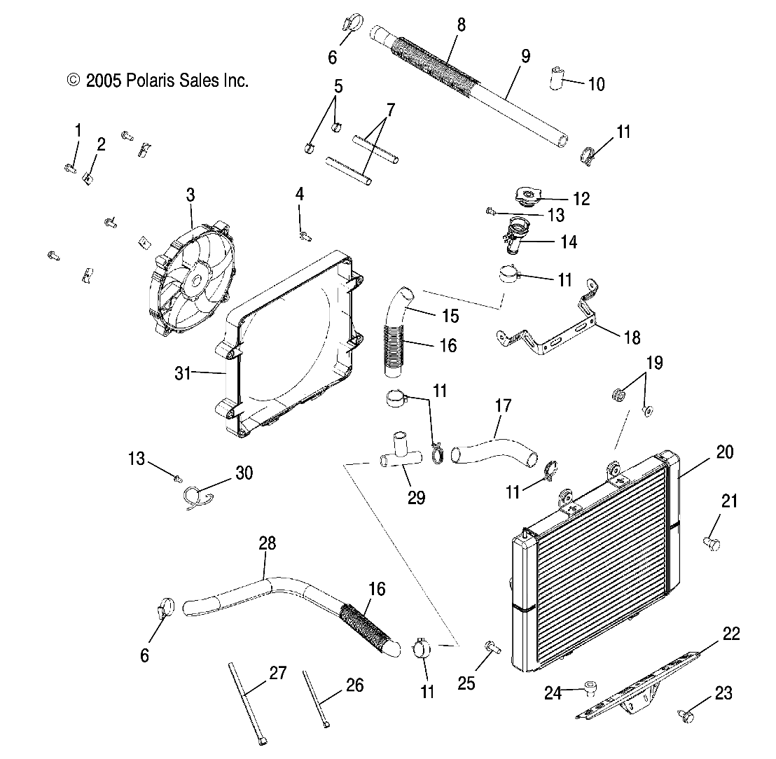 COOLING SYSTEM - A06MH68AQ/AT/AX/AY/AZ (4999200229920022A11)