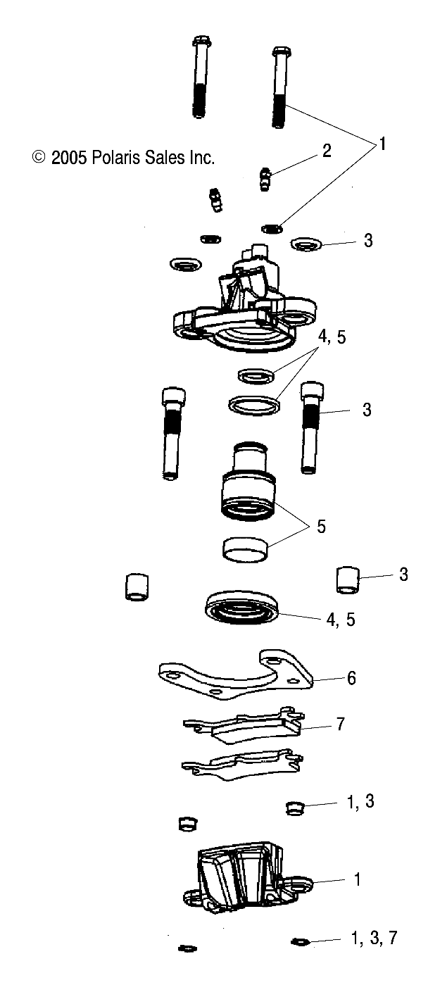 BRAKE, CALIPER, REAR - A07MH68AX/AY/AZ (4999200229920022B04)