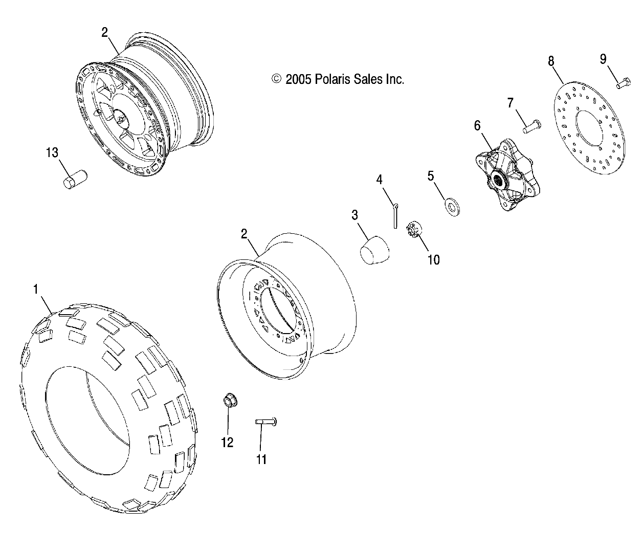 WHEEL, FRONT - A06MH68AQ/AT/AX/AY/AZ (4999200229920022B14)