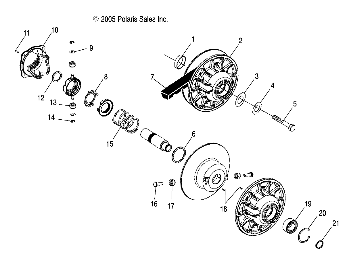 CLUTCH, DRIVEN - A07MH50AL/MN50AF/AN/AT/AY (4999200229920022C06)