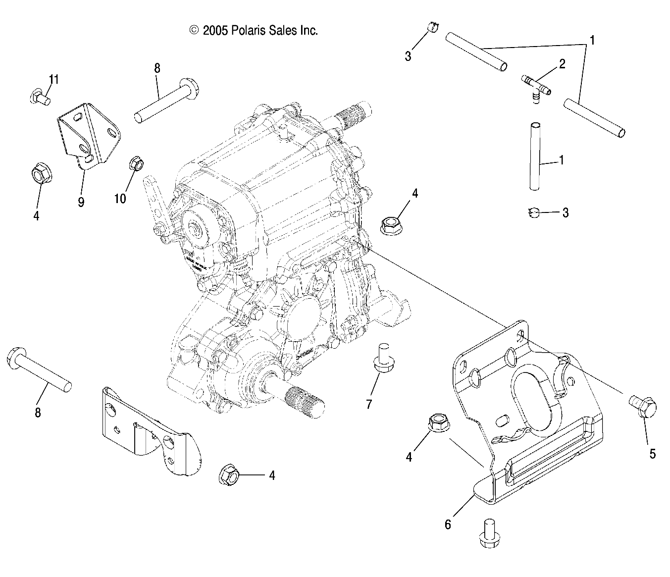 TRANSMISSION, MOUNTING - A07MH68AX/AY/AZ (4999200229920022C09)