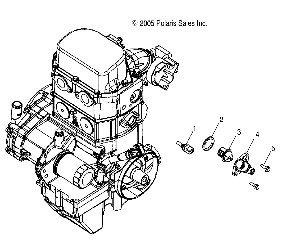 MANIFOLD and THERMOSTAT - A06MH76AL/AQ/AT/AX/AY/AZ (4999200229920022D05)