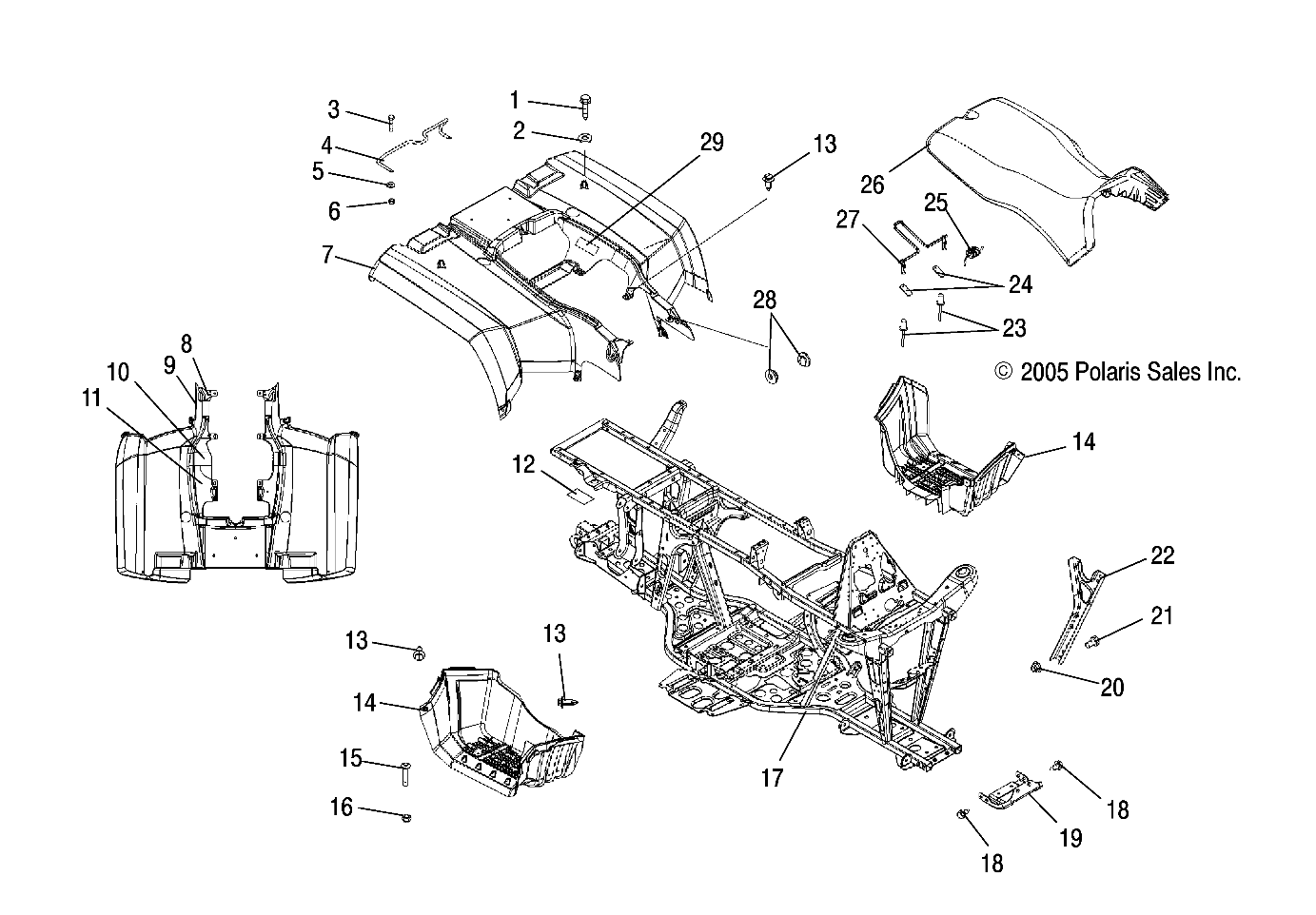 CAB, REAR and SEAT - A06MH76AL/AQ/AT/AX/AY/AZ (4999200299920029A03)