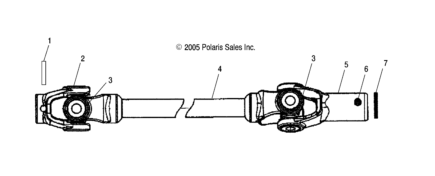 SHAFT, PROP, FRONT - A07MH76FA (4999200299920029B09)