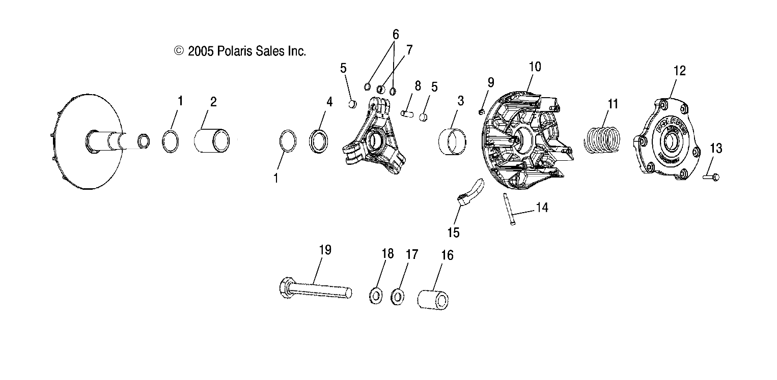 CLUTCH, DRIVE - A07MH76AL/AQ/A2/MN76AF/AT/AY (4999200299920029C06)