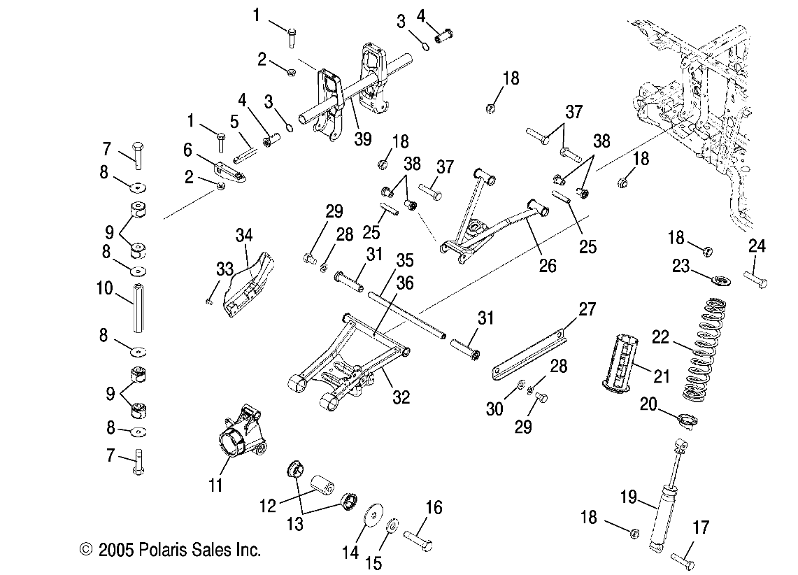 SUSPENSION, REAR - A06MH76AL/AQ/AT/AX/AY/AZ (4999200299920029C11)