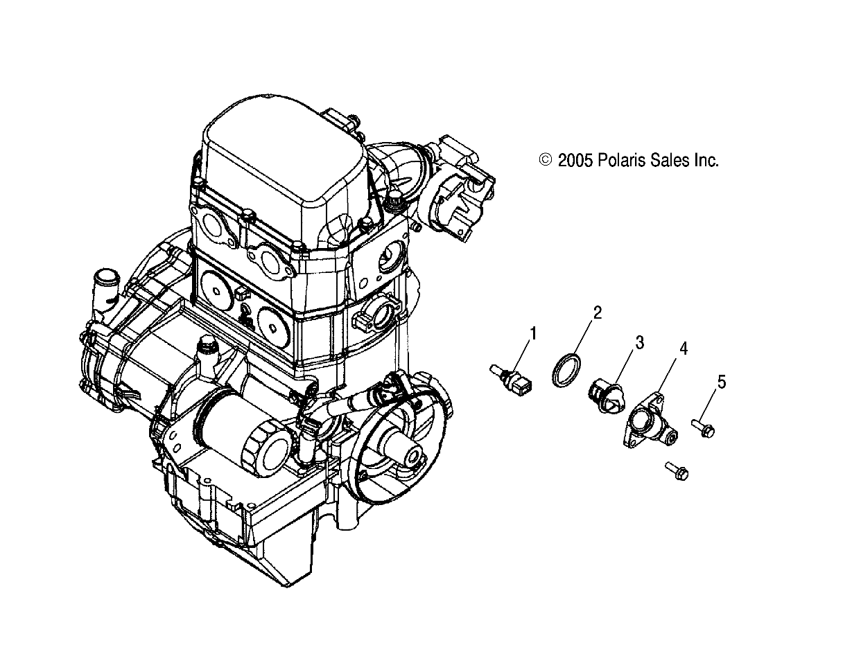 ENGINE, MANIFOLD and THERMOSTAT - A07TH76AU/TN76AF/AL/AU (4999200299920029D07)