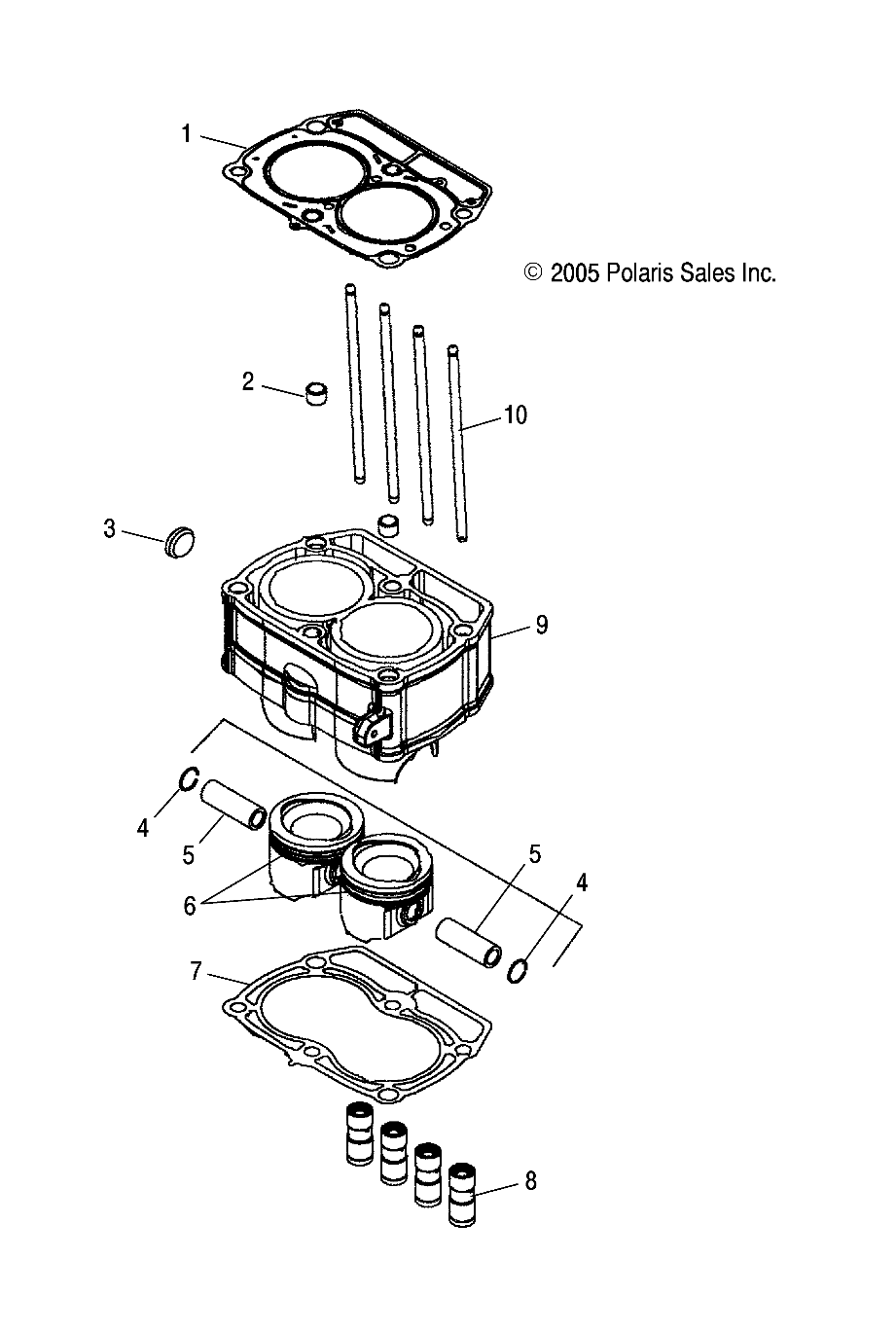 ENGINE, PISTON and CYLINDER - A14MH76FD (4999200299920029D08)