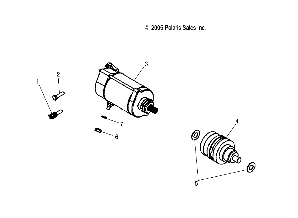 ENGINE, STARTING MOTOR - A07TH76AU/TN76AF/AL/AU (4999200299920029E01)