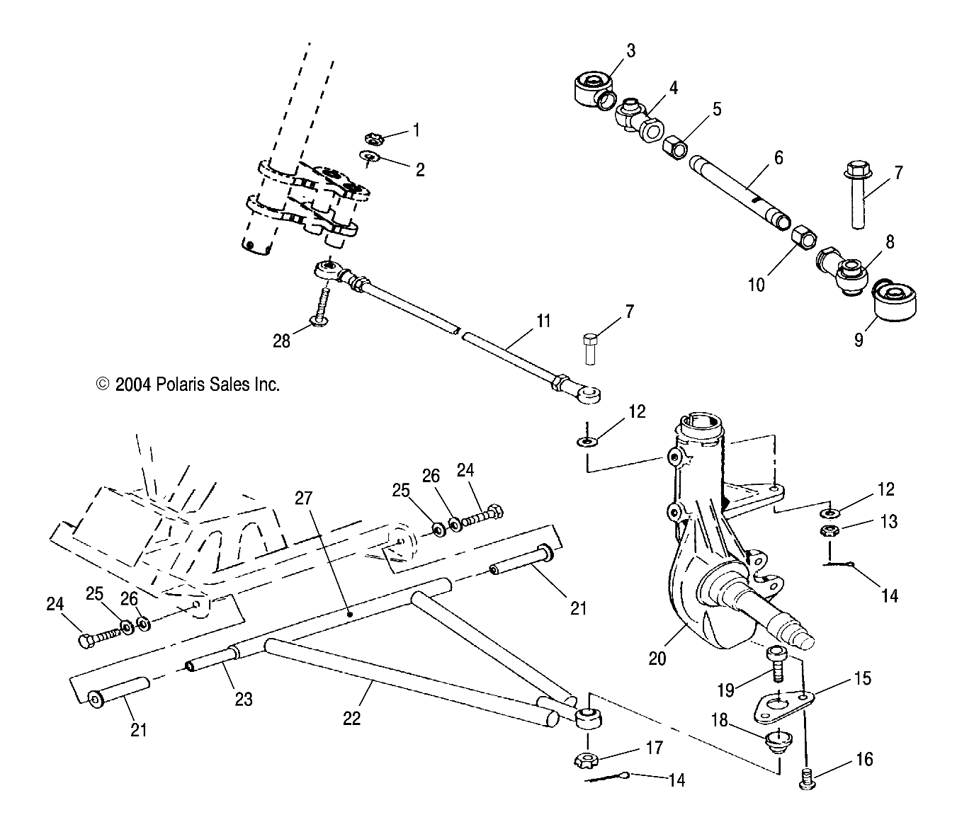 A-ARM and STRUT MOUNTING - A05CA32EA (4999200489920048B11)