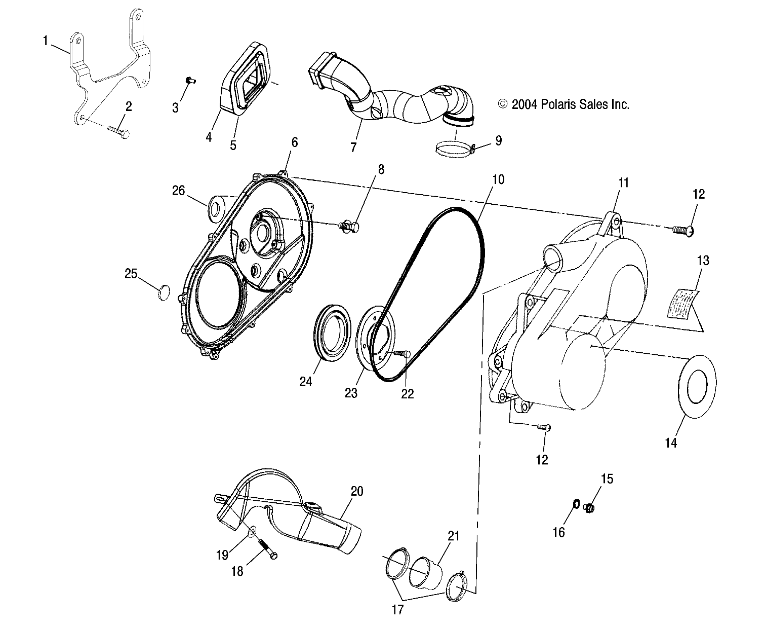 CLUTCH COVER - A05CA32EA (4999200489920048C03)