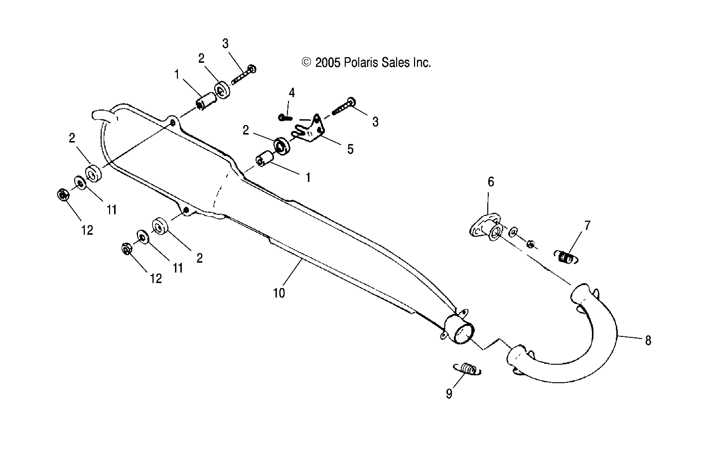 EXHAUST SYSTEM - A06BA25CA (4999201499920149A08)