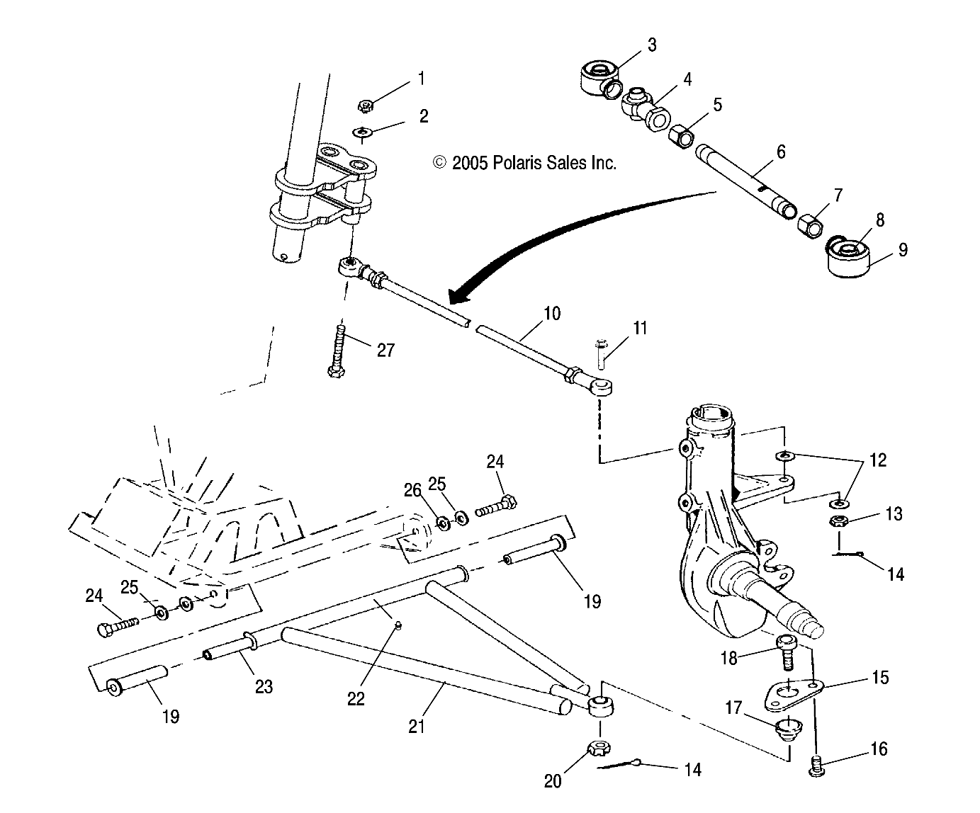 A-ARM/STRUT MOUNTING - A06BA25CA (4999201499920149B01)