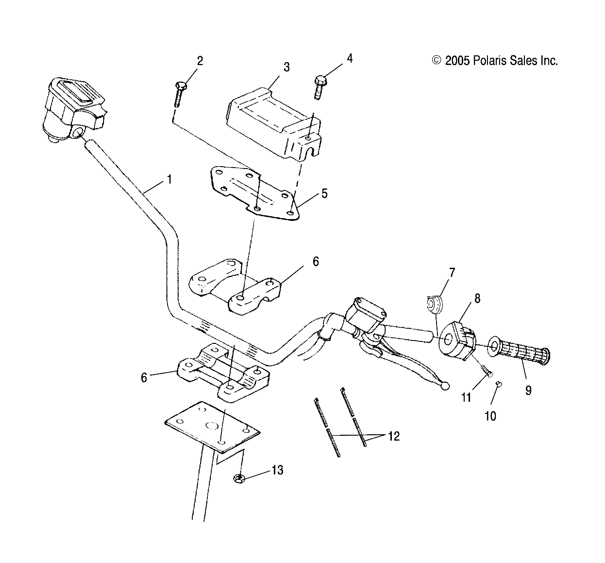 HANDLEBAR - A06BA25CA (4999201499920149B02)