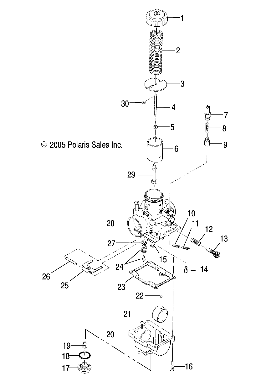 CARBURETOR - A04BA25CA/CB (4999201499920149C11)