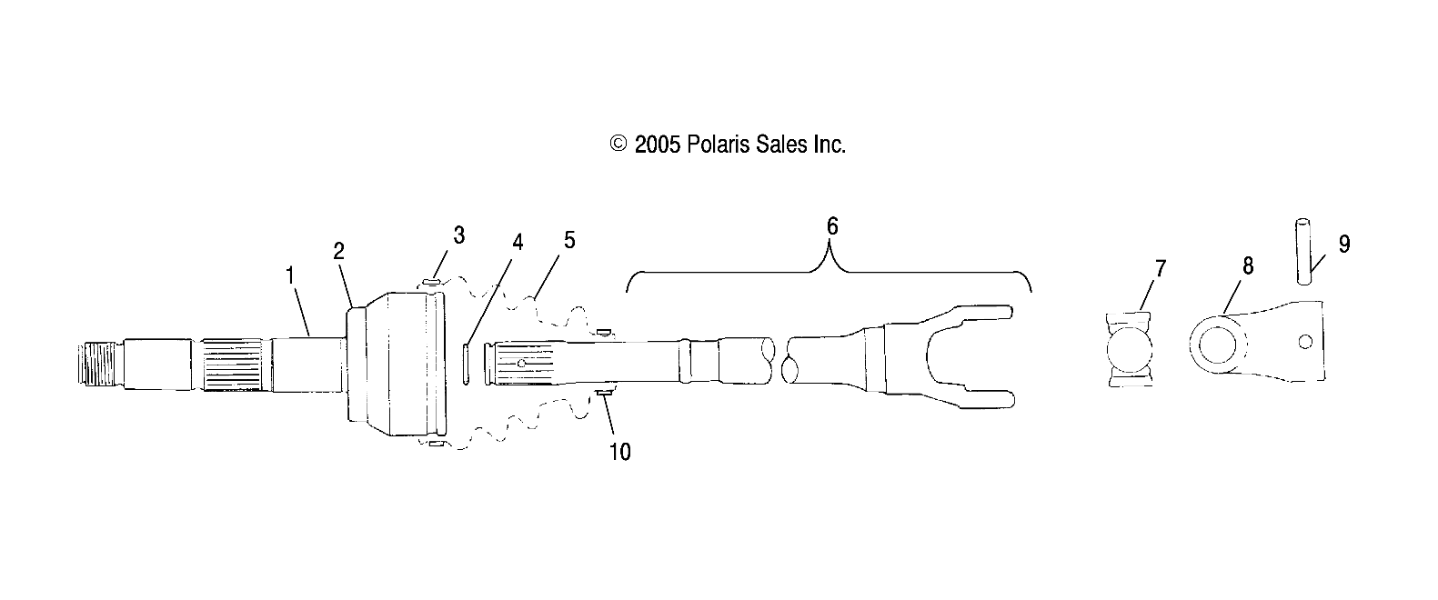 SHAFT, DRIVE - A07BG50AA/FA (4999201549920154B02)