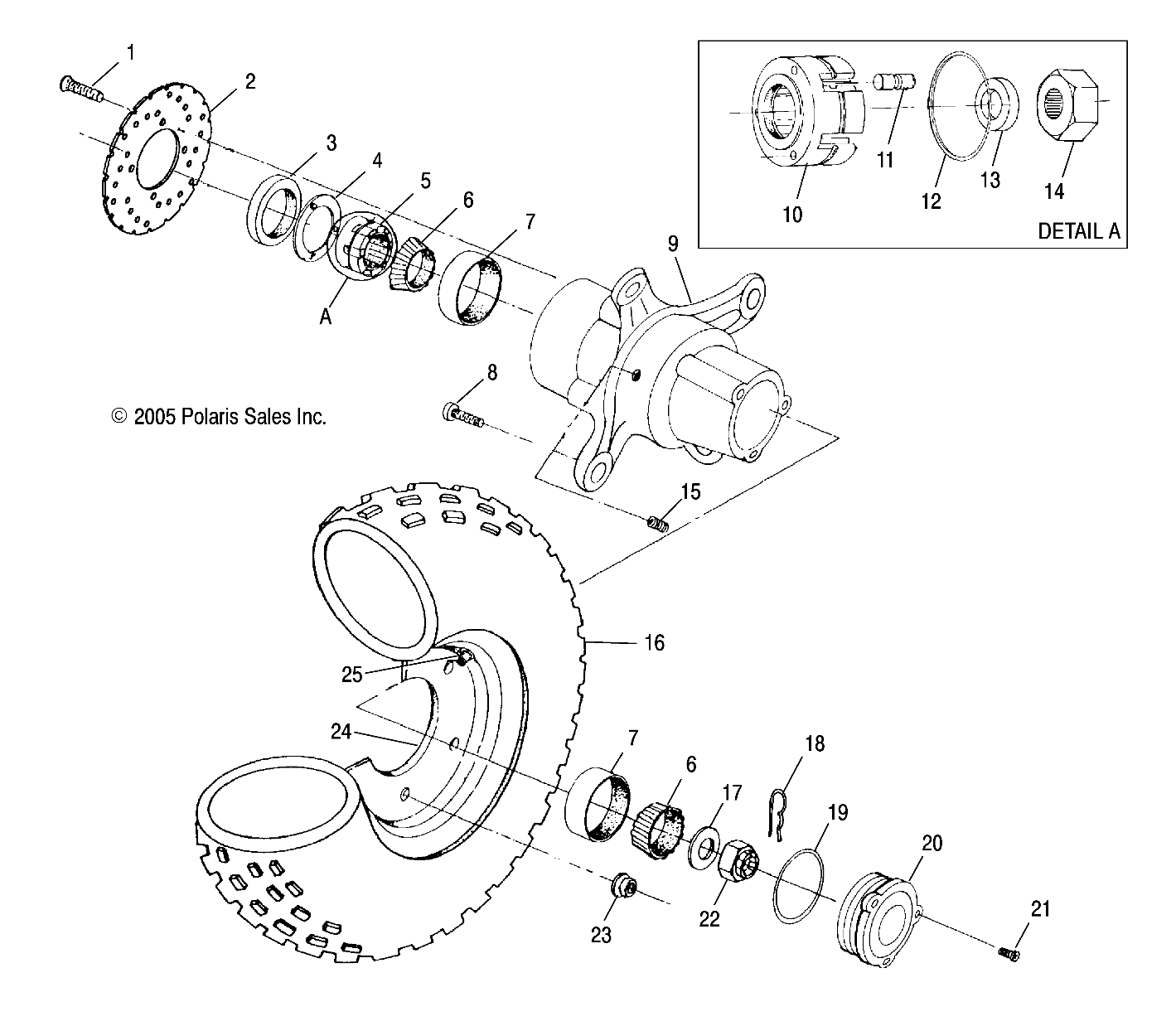 FRONT WHEEL - A04CH42AA/AE/AG (4999201549920154B05)