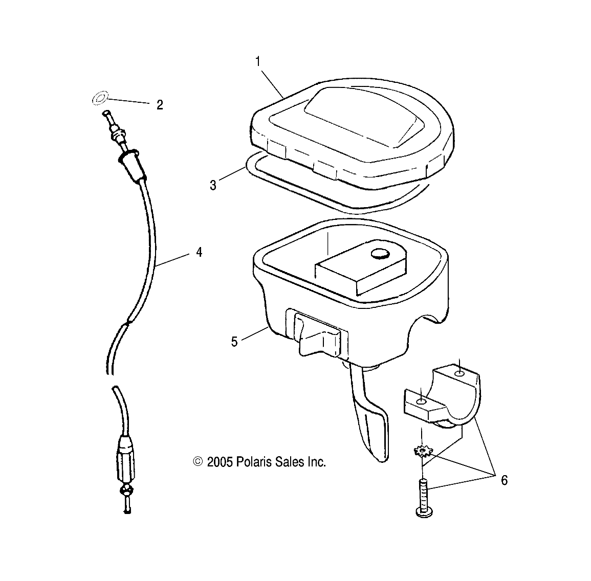 CONTROLS, THROTTLE ASM/CABLE - A07BG50AA/FA (4999201549920154B08)